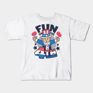 FUN ON THE FOURTH Kids T-Shirt